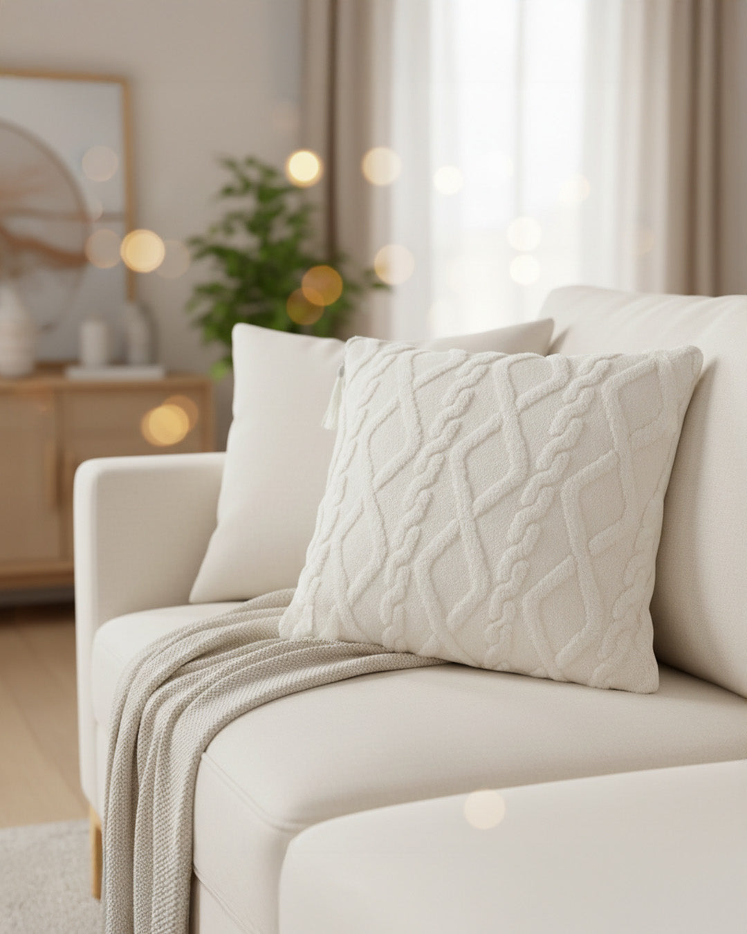 Funda Cojín Decorativo Nido