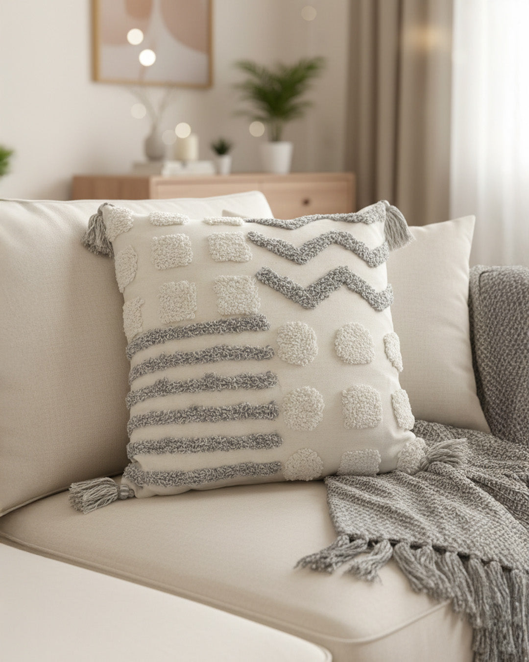 Funda Cojín Decorativo Trama