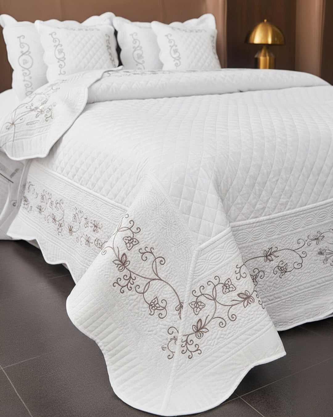 Bordado Gold Gardenia