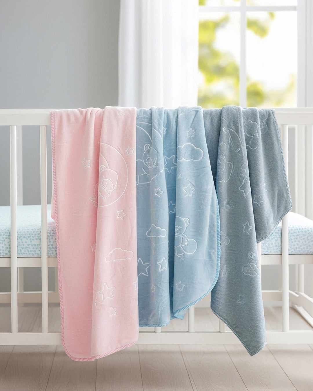 Cobija Bebé Mallorca Oso Grabado