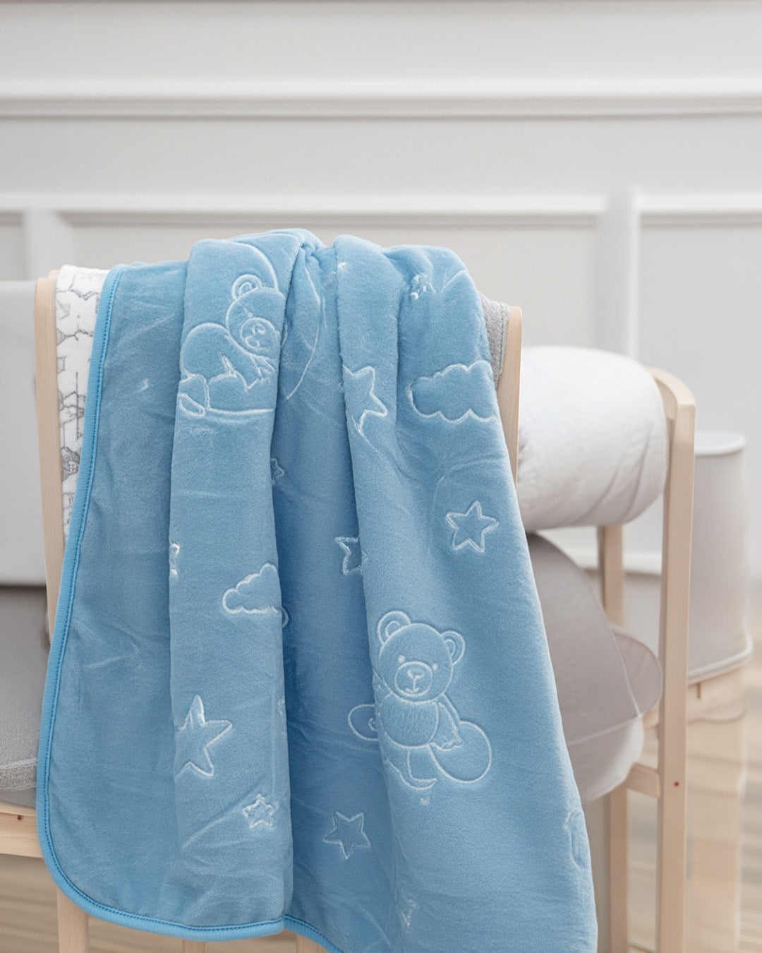 Cobija Bebé Mallorca Oso Grabado