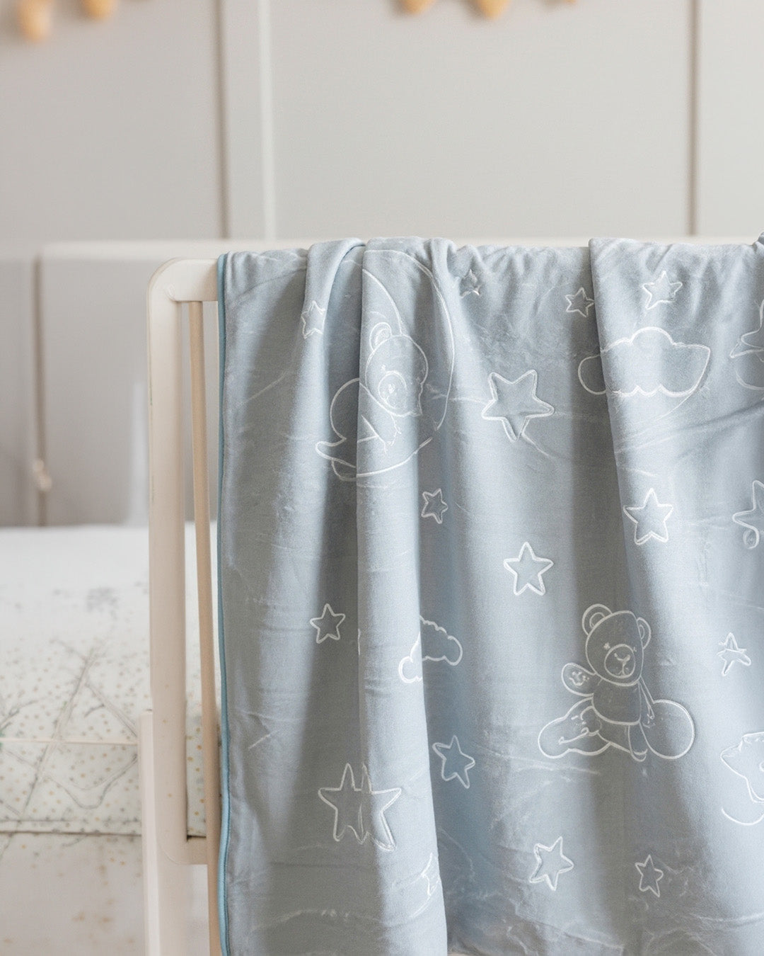 Cobija Bebé Mallorca Oso Grabado