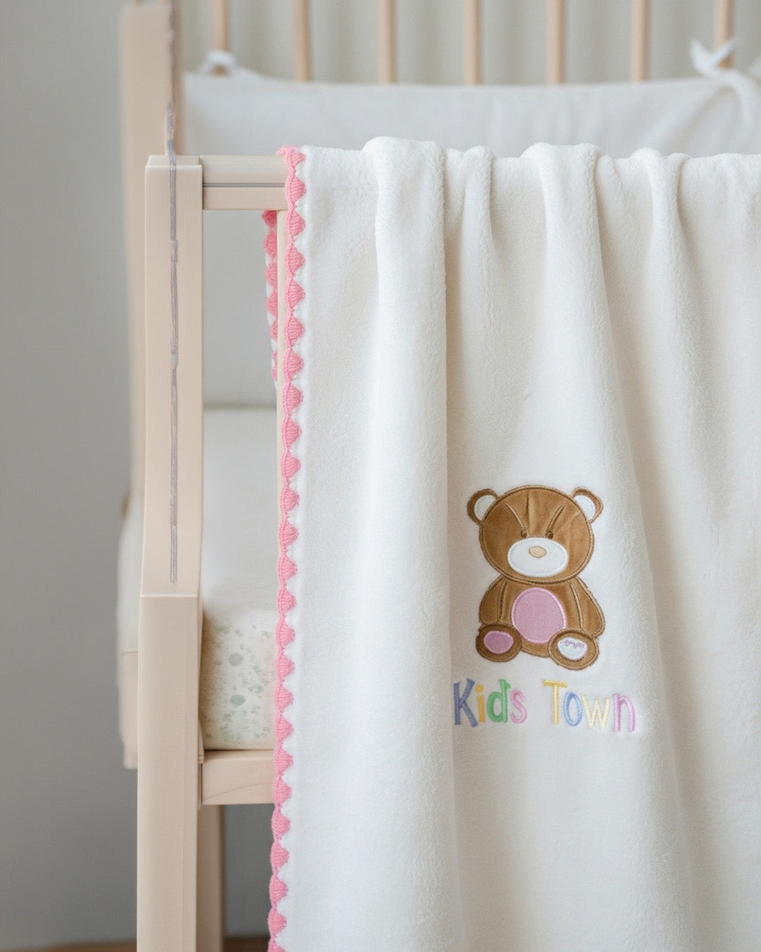 Cobija Bebé Mallorca Oso Bordado